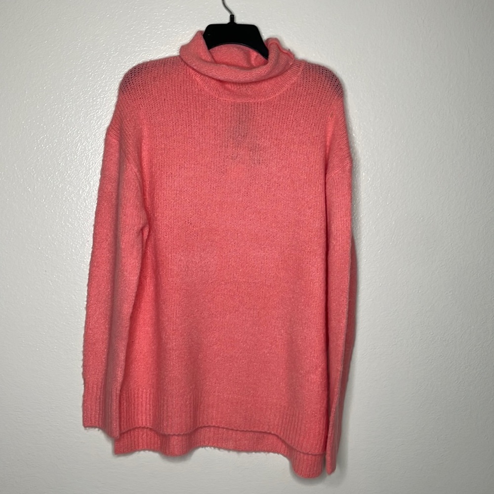 NWT Chelsea & Theodore Wool Blend Pullover Sweater Size XL Coral